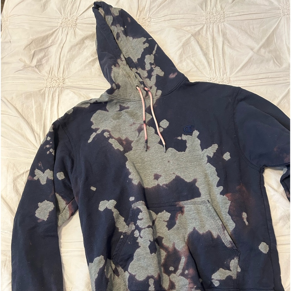 Champion bleach washed hoodie